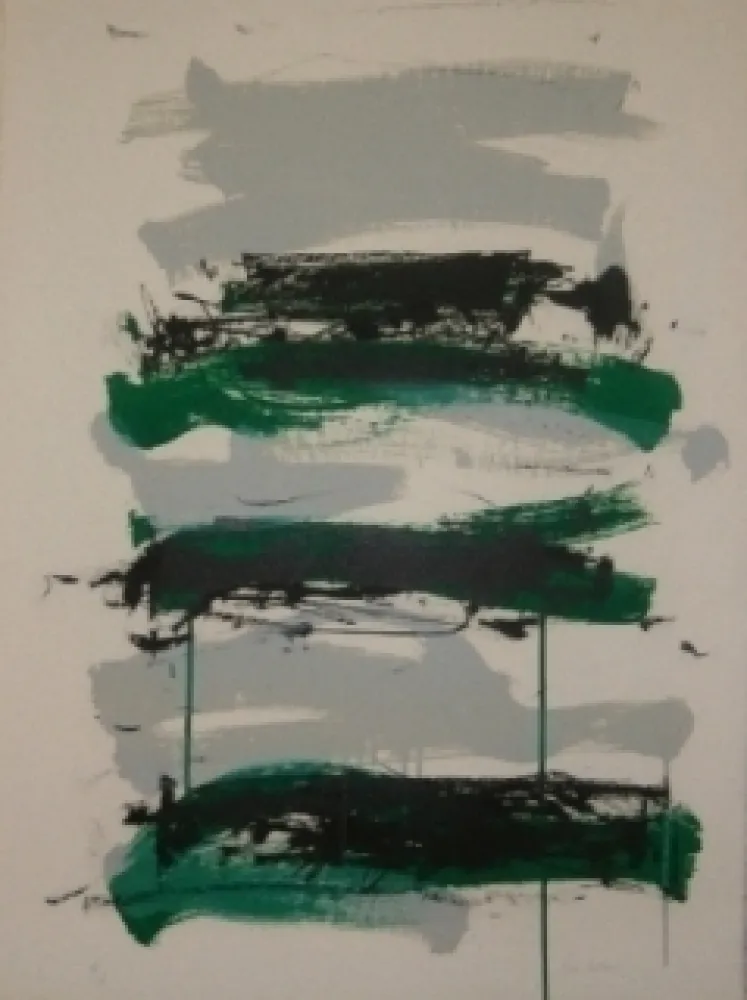 Lithograph Mitchell - Field 1