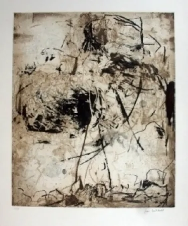 Etching And Aquatint Mitchell - Sunflowers 6