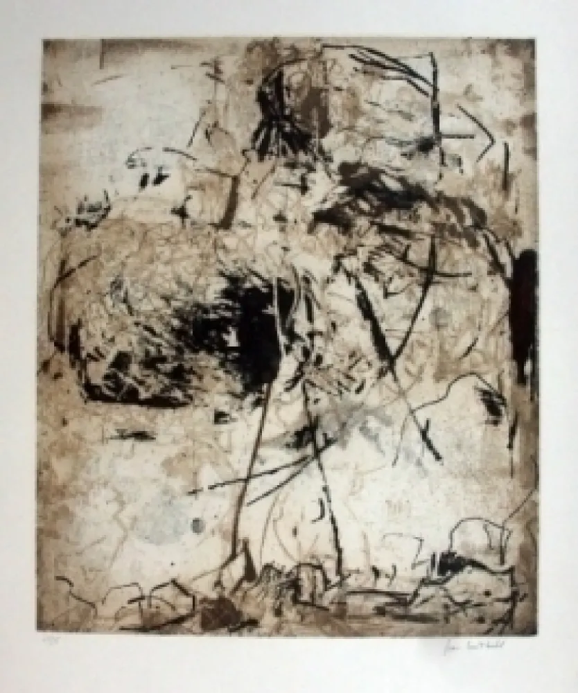 Etching And Aquatint Mitchell - Sunflowers 6