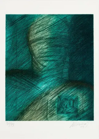 Etching And Aquatint Mitoraj  - Angelo Fasciato