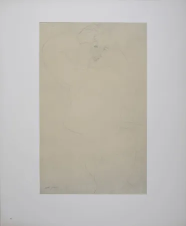 Lithograph Modigliani - Figure of Man Dancing