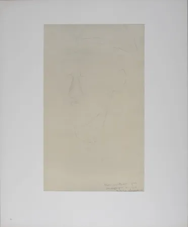 Lithograph Modigliani - Portrait de Blaise Cendrars
