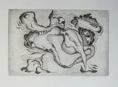 Etching Molinier - Sans titre noire