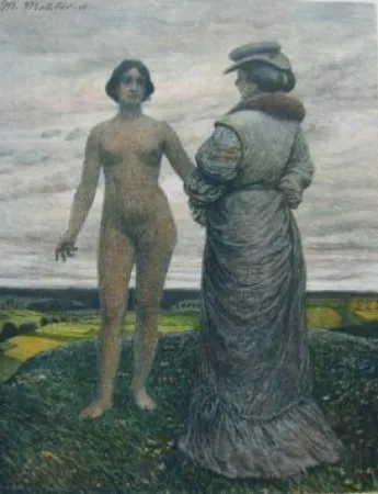 Lithograph Molitor - Die Ewige / The Eternal