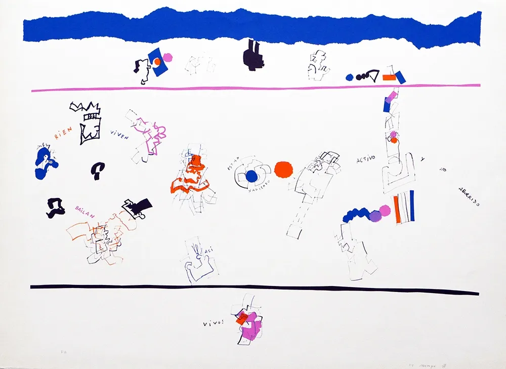 Lithograph Mompó - Están naciendo