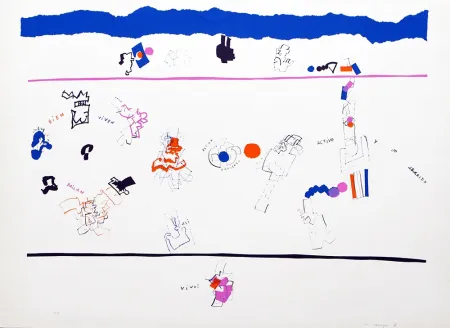 Lithograph Mompó - Están naciendo