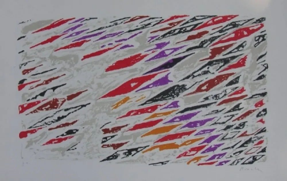 Lithograph Moncada - Senza titolo