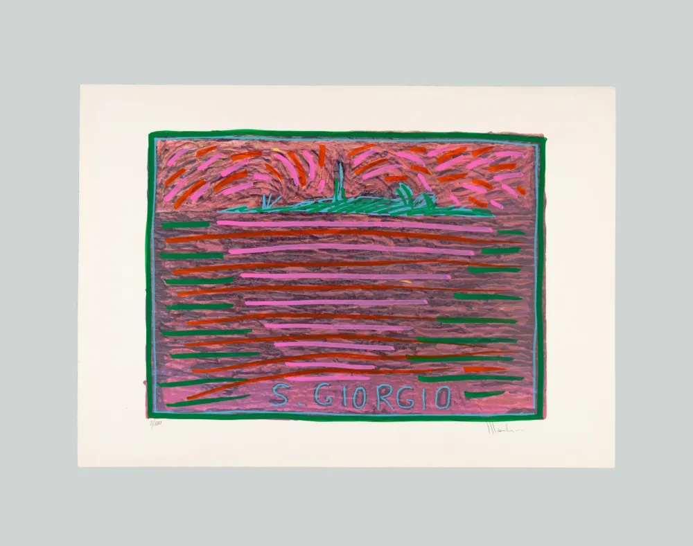 Screenprint Mondino - San Giorgio