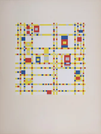 Screenprint Mondrian - Broadway Boogie-woogie, 1943 (1957)