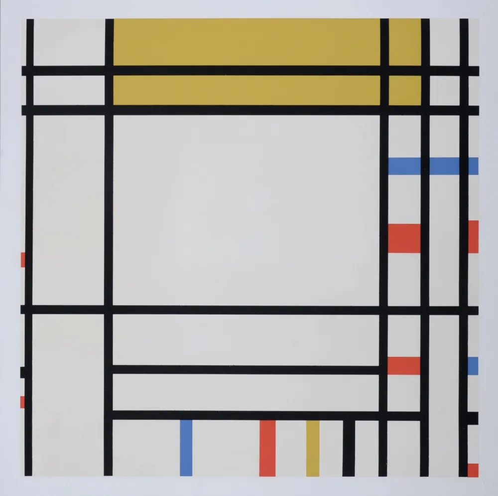 Screenprint Mondrian - Place de la Concorde, 1967