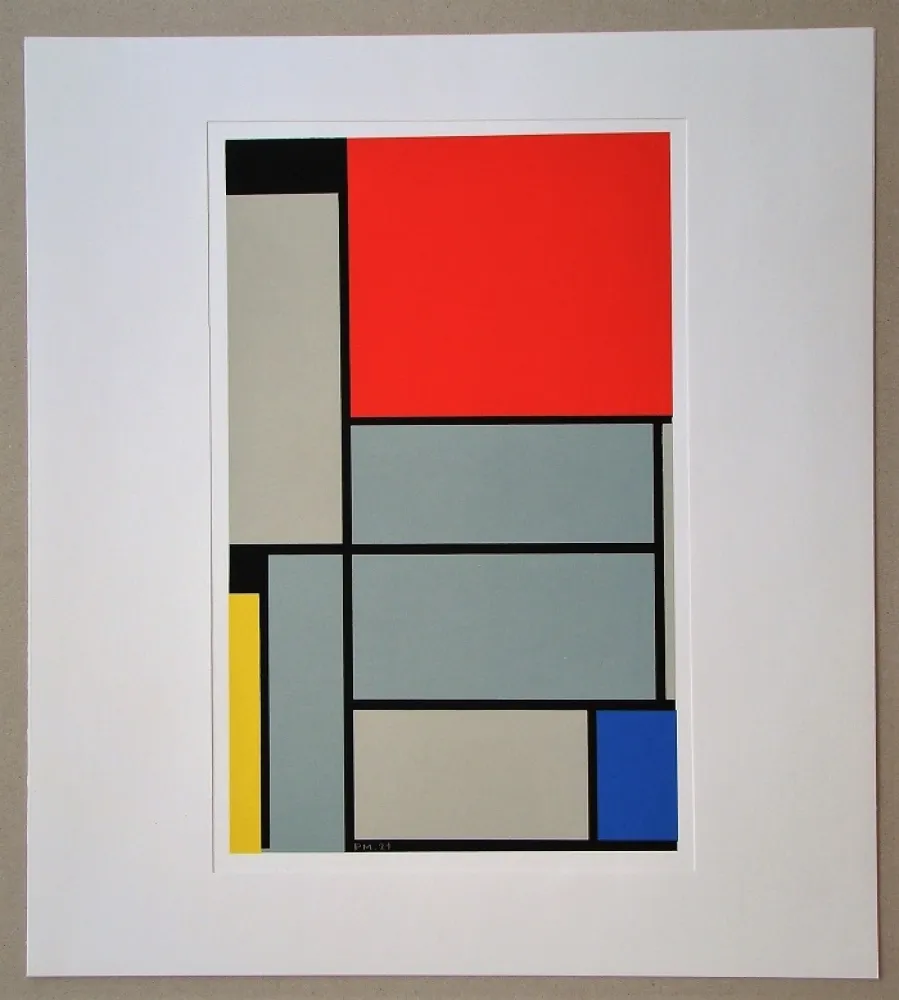 Screenprint Mondrian - Tableau I. - 1921