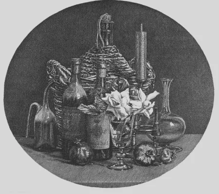 Engraving Mongatti - I fiori nel bicchiere