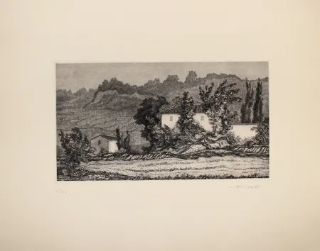 Engraving Mongatti - Paesaggio / Landscape