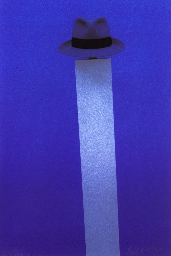 Screenprint Monory - Autoportrait