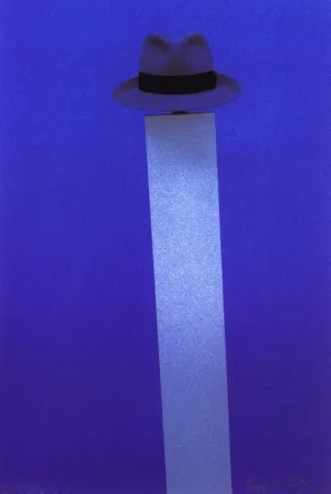 Screenprint Monory - Autoportrait