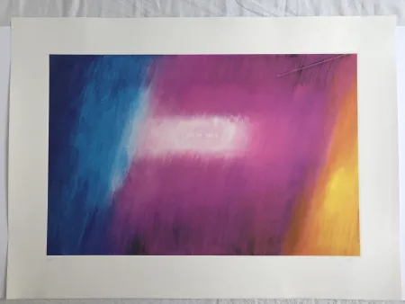 Screenprint Monory - Fuite n° 7 - Nulle part