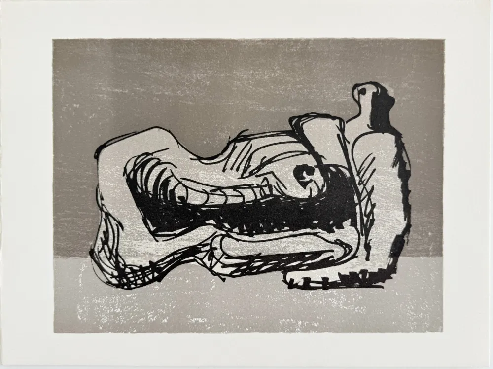 Lithograph Moore - Hommage à San Lazzaro