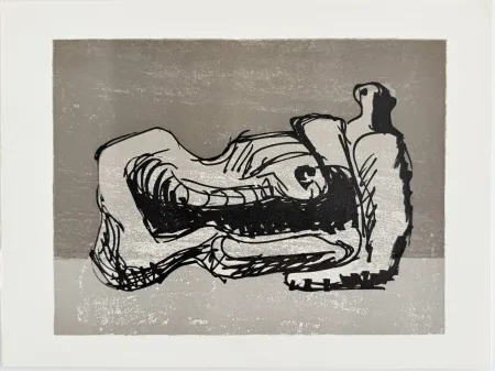 Lithograph Moore - Hommage à San Lazzaro