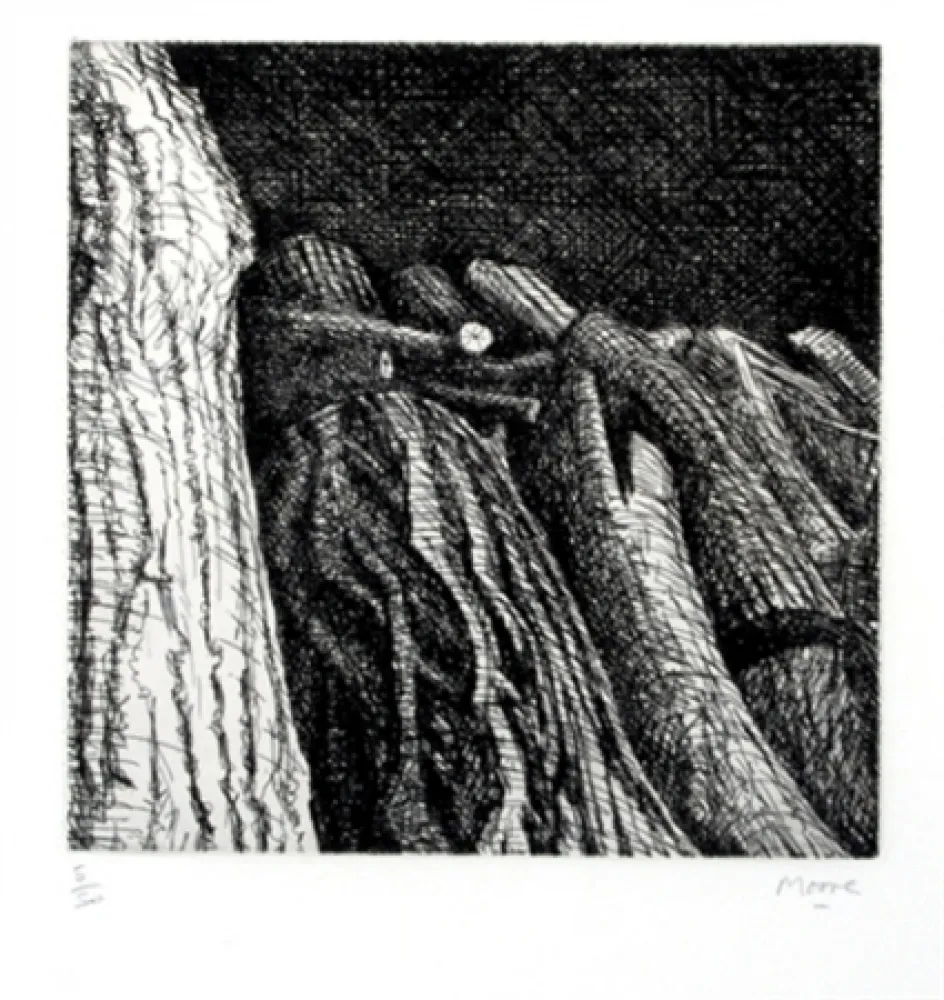 Etching Moore - Log Pile II