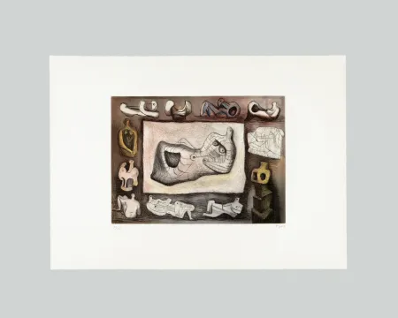 Etching Moore - Sculptural ideas (tav. 5)