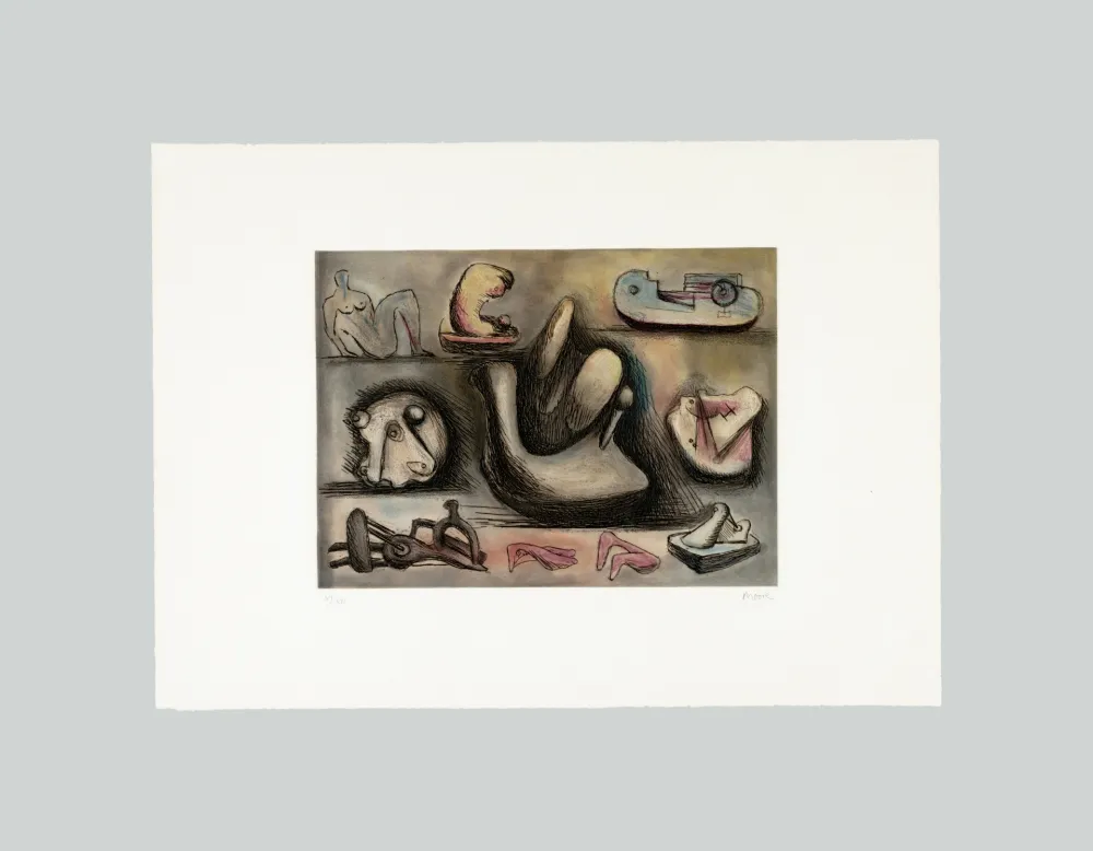 Etching Moore - Sculptural ideas (tav. 6)