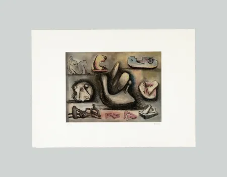 Etching Moore - Sculptural ideas (tav. 6)