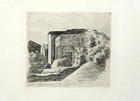 Etching Morandi - Casetta