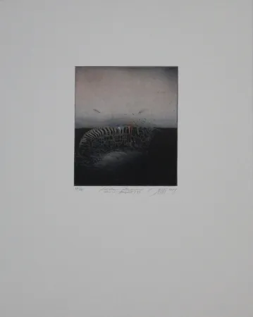 Etching And Aquatint Mordstein - Aus dem Totenbuch einer Stadt, 3 / From a City's Book of the Dead, 3