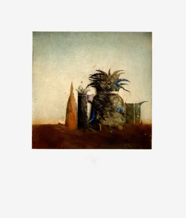 Etching And Aquatint Mordstein - Stilleben / Still Life