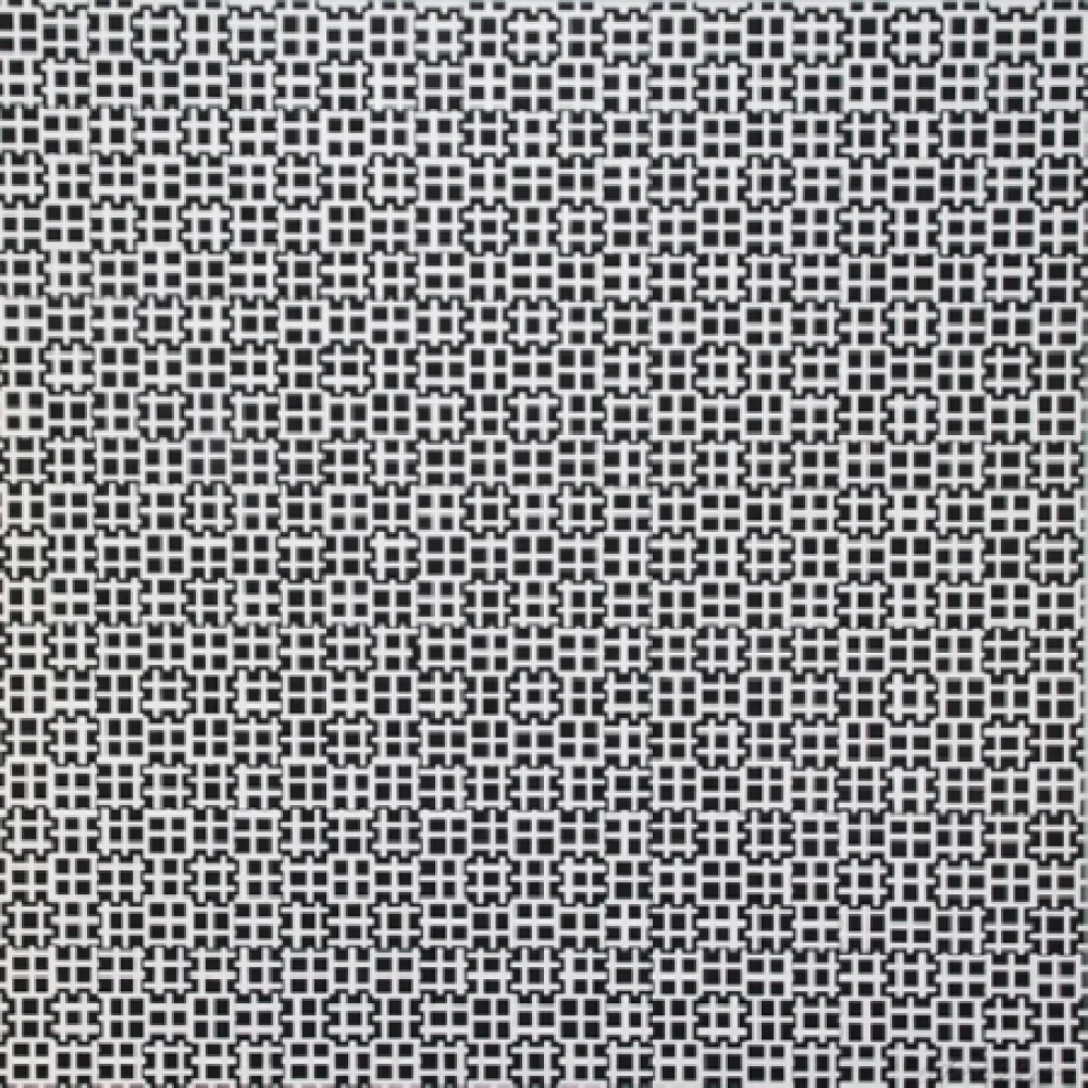 Screenprint Morellet - 2 trames de tirets-négatif