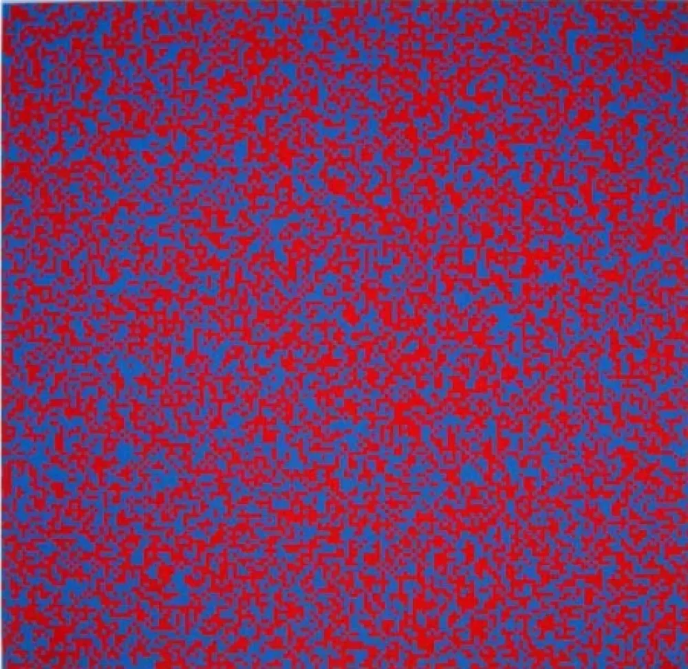Screenprint Morellet - 40 000 carrés