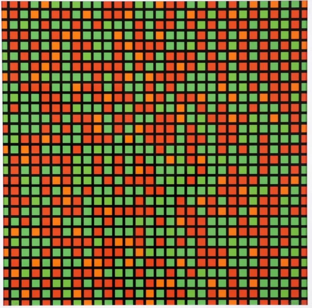 Multiple Morellet - Chartres - vert orange