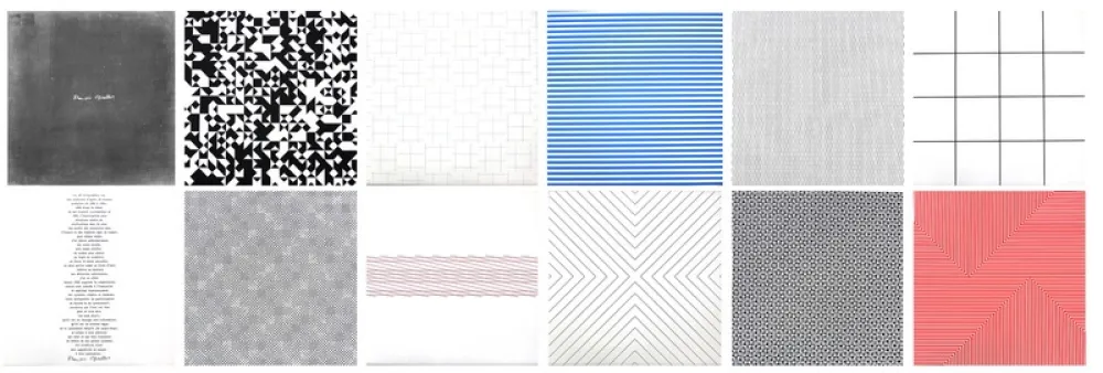 Screenprint Morellet - Morellet, 1975