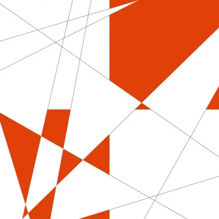 Lithograph Morellet -  pi & plis