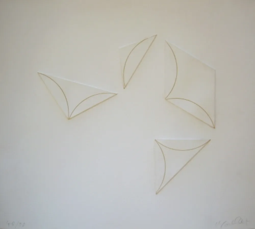 Etching Morellet - Sans titre