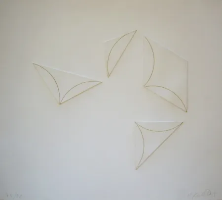 Etching Morellet - Sans titre