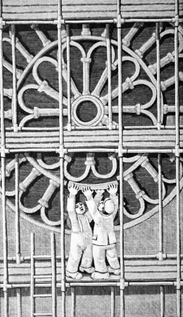 Woodcut Morena - Il restauro