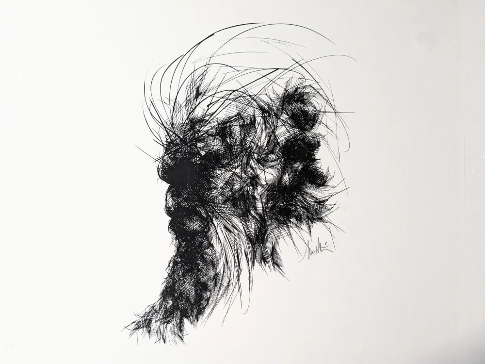 Lithograph Moretti - Raymond MORETTI (1931-2015), Moise Exode 2:2, Lithograph E.A, 1983