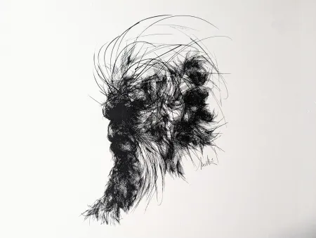 Lithograph Moretti - Raymond MORETTI (1931-2015), Moise Exode 2:2, Lithograph E.A, 1983