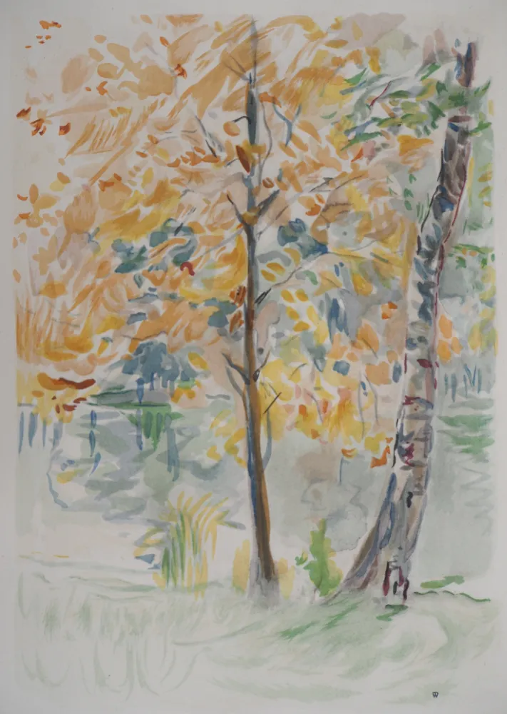 Lithograph Morisot - Automne