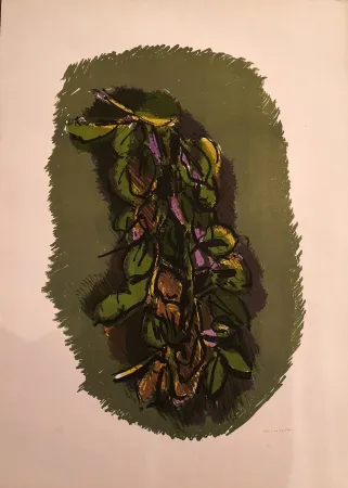 Lithograph Morlotti - Foglie