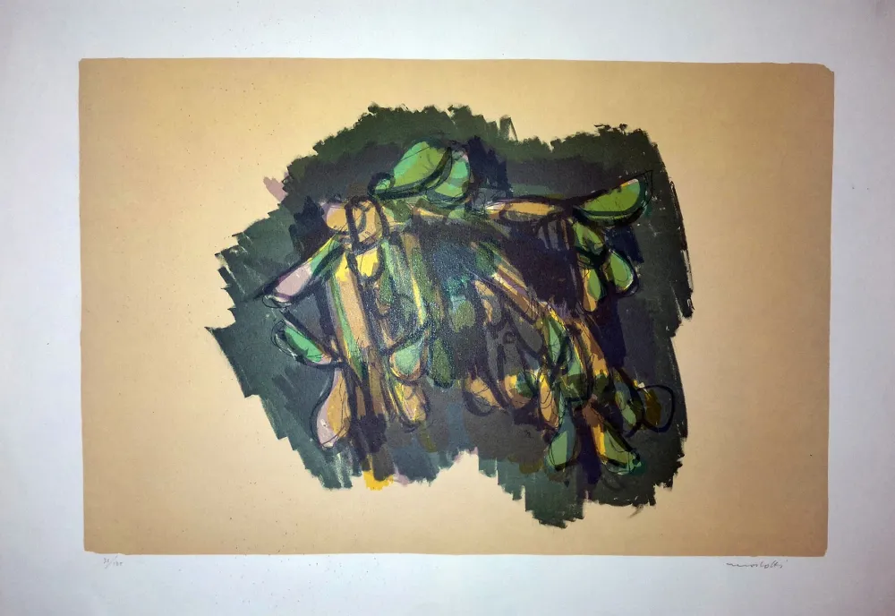 Lithograph Morlotti - Vegetali