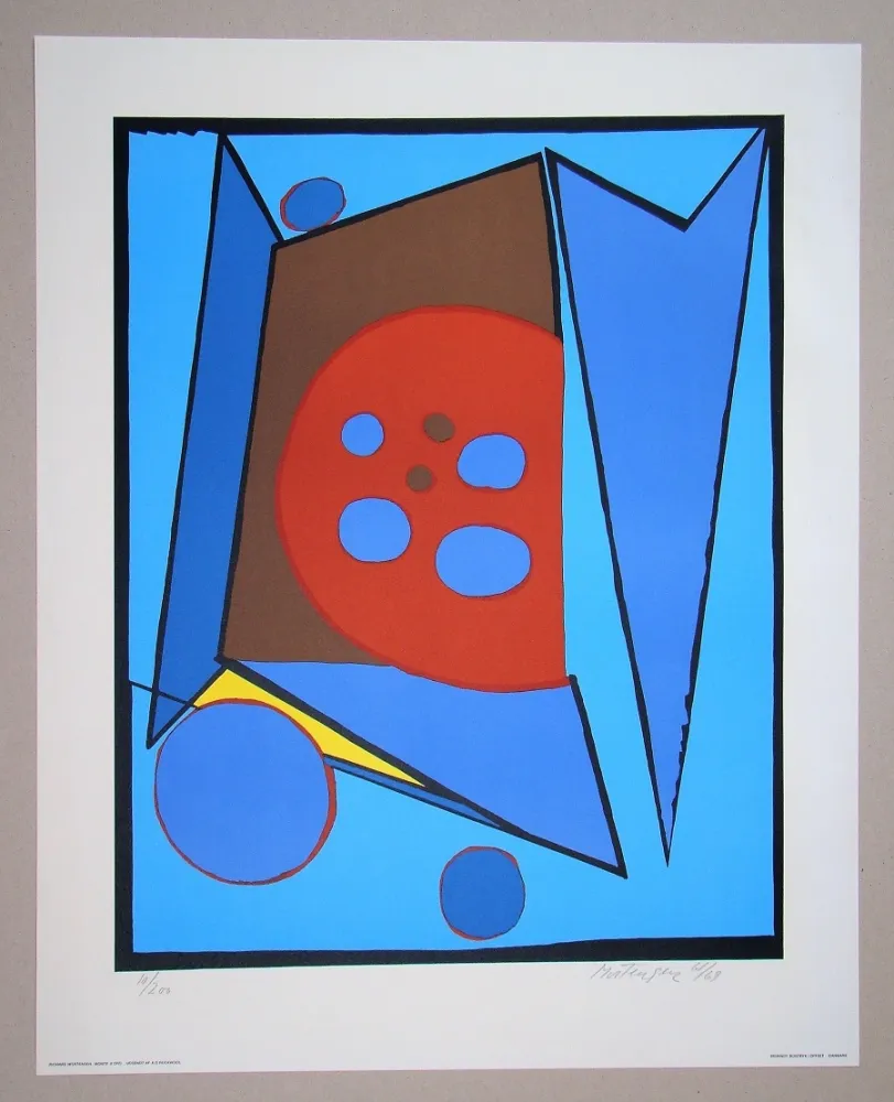 Lithograph Mortensen - Monte d'Oro 1961/69