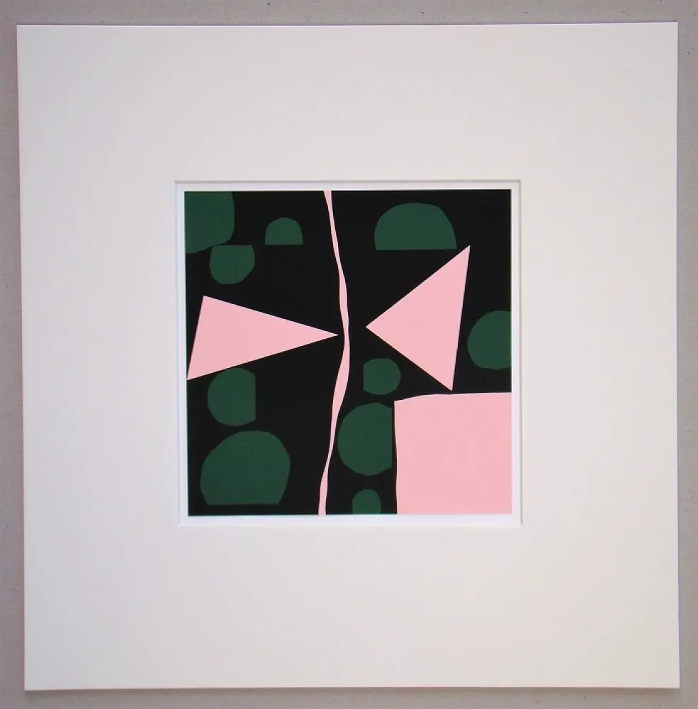 Screenprint Mortensen - Tavignano - 1964