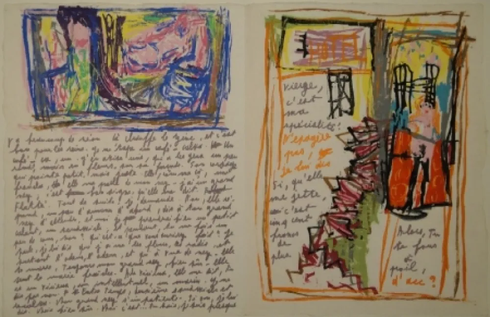 Woodcut Moser - L'Heure du Goémon.