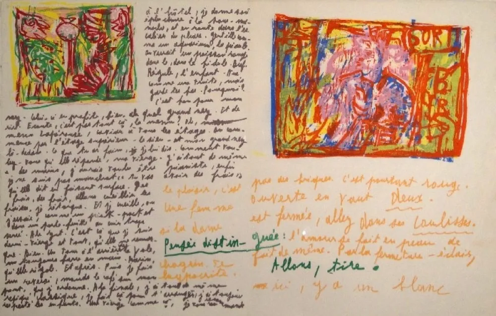 Woodcut Moser - Personnages