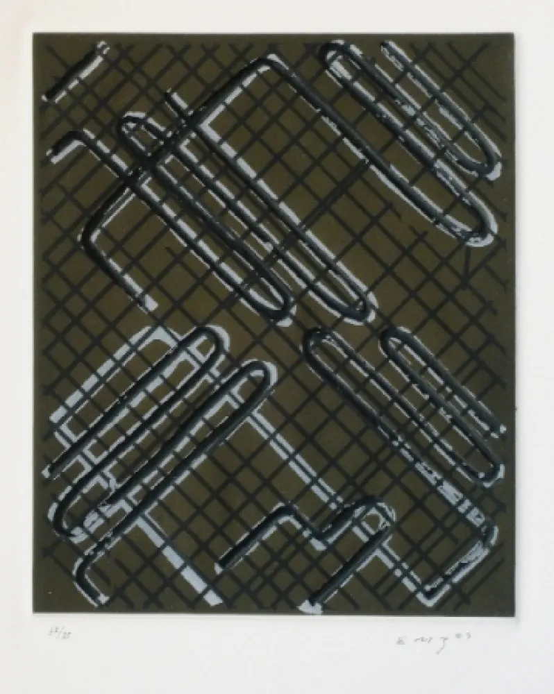 Etching Moses - Eloi-Vador III