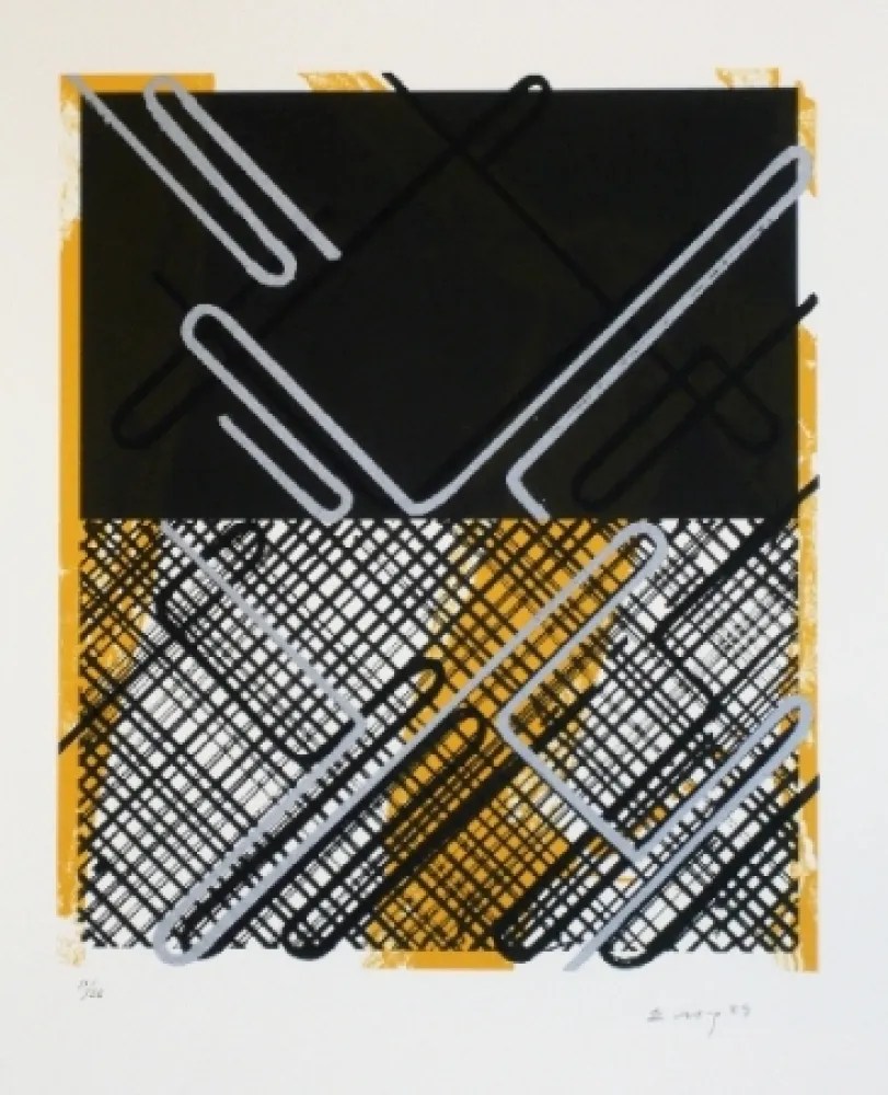 Lithograph Moses - Shago 2