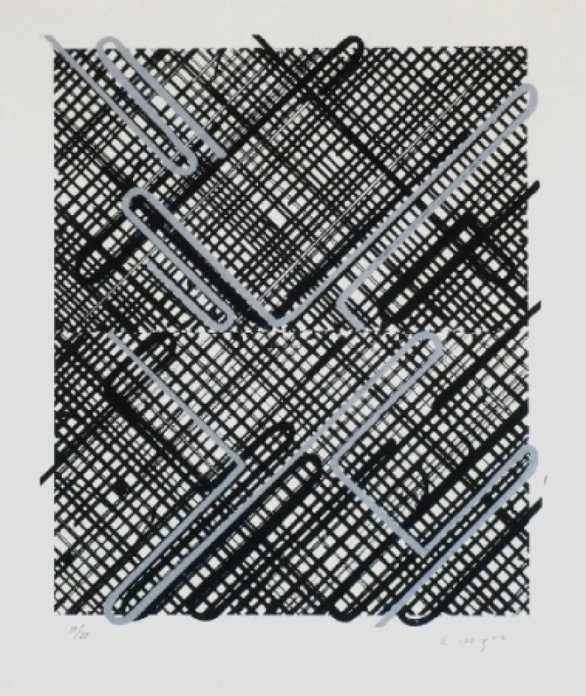 Lithograph Moses - Shago 3