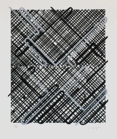 Lithograph Moses - Shago 3